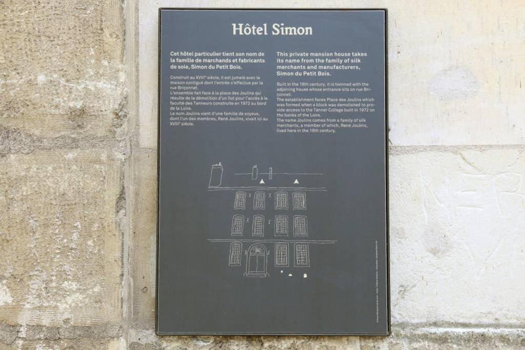 Spacieux Studio, Hotel Particulier En Hypercentre Tours Exteriér fotografie
